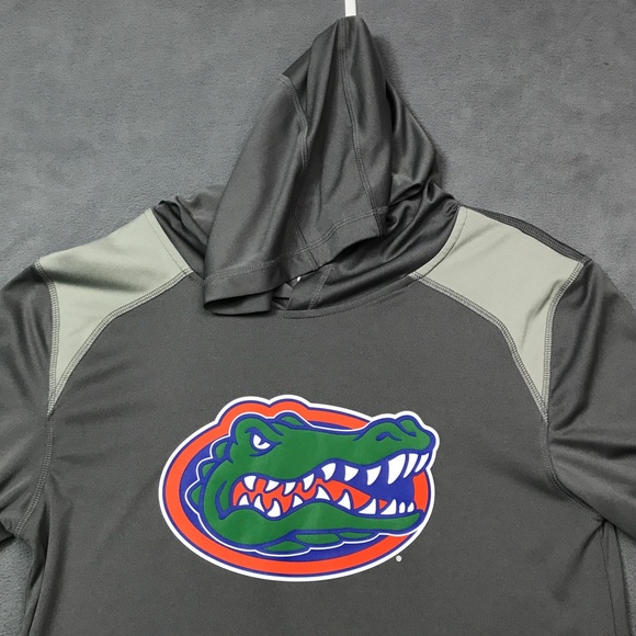 University Of Florida Gators Fanatics Hoodie T-Shirt Long Sleeve Medium Slim - Picture 2 of 12